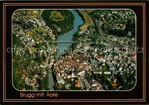 AK / Ansichtskarte Brugg_AG mit Aare Brugg_AG