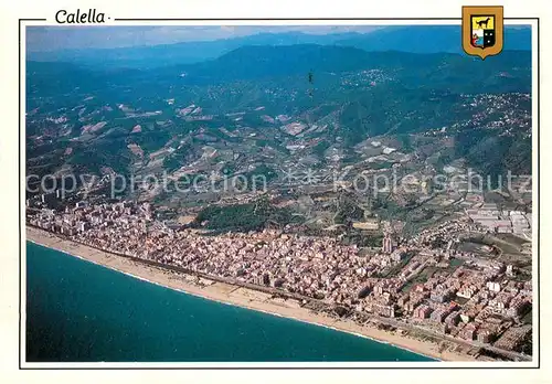 AK / Ansichtskarte Calella Vista aerea Calella