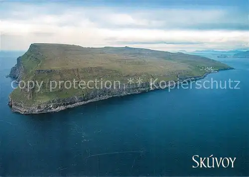 AK / Ansichtskarte Skuvoy_Faeroeer_Island Fliegeraufnahme 