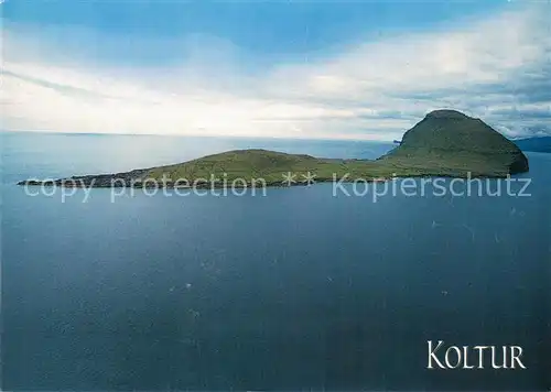 AK / Ansichtskarte Koltur_Faeroeer_Island Fliegeraufnahme 