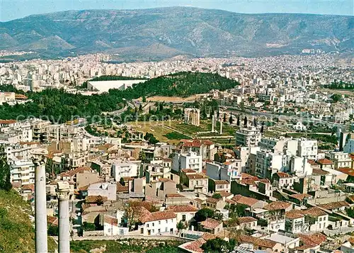AK / Ansichtskarte Athen_Griechenland Stadtpanorama Athen_Griechenland
