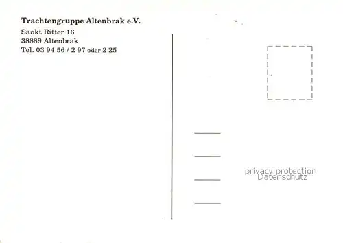 AK / Ansichtskarte Altenbrak_Harz Trachtengruppe Altenbrak Harz