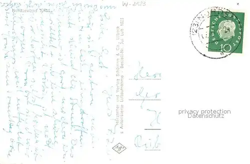 AK / Ansichtskarte Juist_Nordseebad Strand Nordseeinsel Juist_Nordseebad