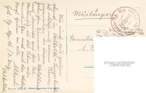 AK / Ansichtskarte Heidsee_GR Abendstimmung am See Militaerpost 