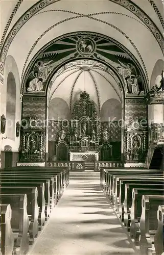 AK / Ansichtskarte Randa_VS St. Nikolaital Inneres der Kirche 