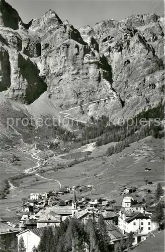AK / Ansichtskarte Leukerbad_VS Blick ins Tal mit Gemmipass 