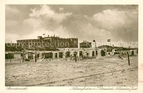 AK / Ansichtskarte Juist_Nordseebad Strandansicht Naturaufnahme von J. Dreesbach Juist_Nordseebad