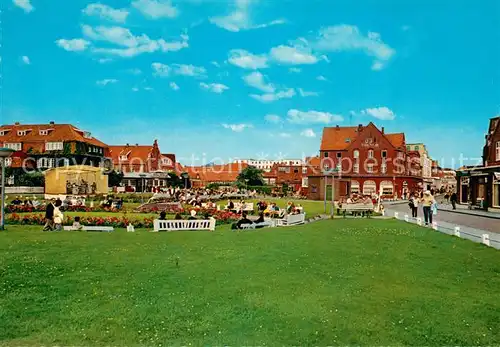 AK / Ansichtskarte Juist_Nordseebad Kurplatz Juist_Nordseebad