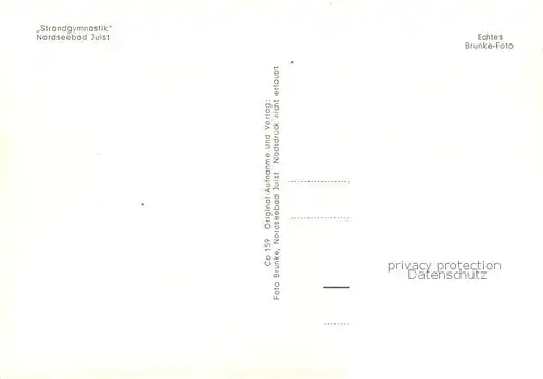 AK / Ansichtskarte Juist_Nordseebad Strandgymnastik Juist_Nordseebad