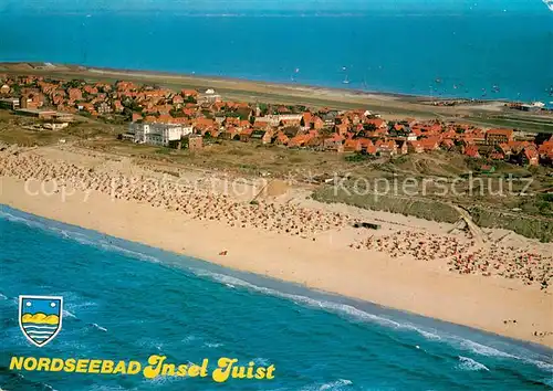 AK / Ansichtskarte Juist_Nordseebad Strand Inseldorf Nordseeinsel Juist_Nordseebad