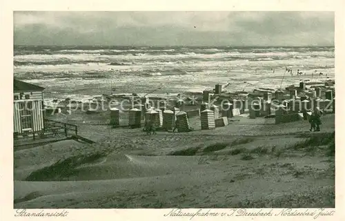 AK / Ansichtskarte Juist_Nordseebad Strandansicht Juist_Nordseebad