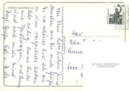 AK / Ansichtskarte Juist_Nordseebad Ortsmotive Kurpark Strand Pferdebus Anleger Nordseeinsel Fliegeraufnahme Juist_Nordseebad