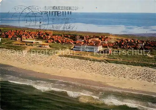 AK / Ansichtskarte Juist_Nordseebad Strand Hotel Inseldorf Nordseeinsel Juist_Nordseebad