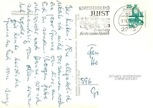 AK / Ansichtskarte Juist_Nordseebad Strand Hotel Inseldorf Nordseeinsel Juist_Nordseebad