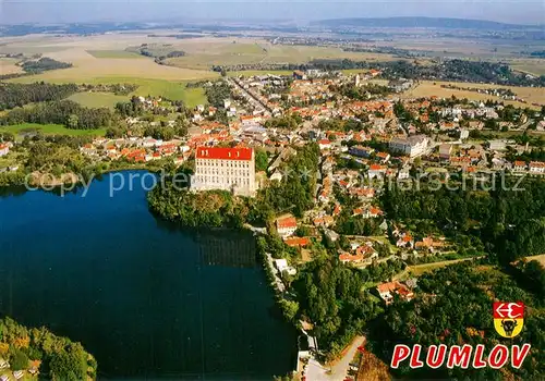 AK / Ansichtskarte Plumlov Fliegeraufnahme Plumlov