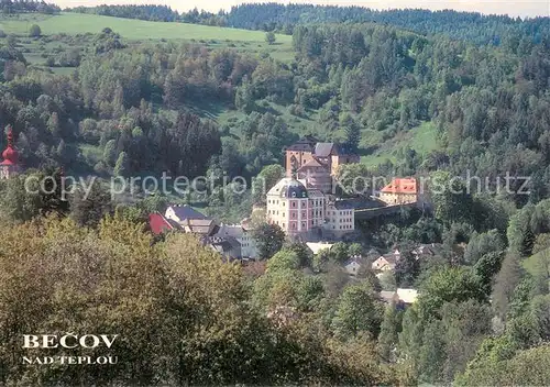 AK / Ansichtskarte Becov_nad_Teplou Areal hradu a zamku narodni kulturni pamatka Becov_nad_Teplou