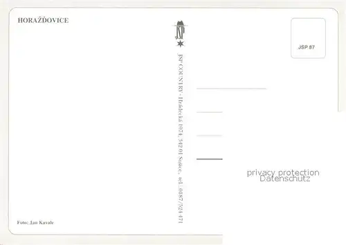 AK / Ansichtskarte Horazdovice Fliegeraufnahme Horazdovice