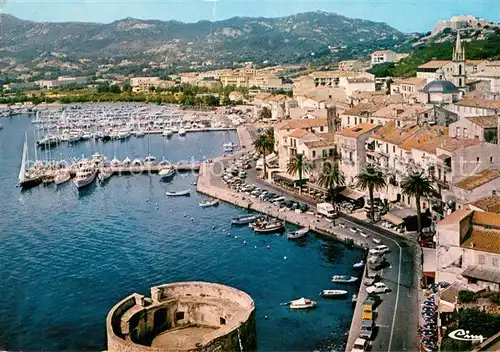 AK / Ansichtskarte Calvi Le Port Vue aerienne Calvi