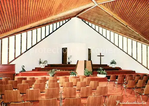 AK / Ansichtskarte Norden_Norddeich_Nordseebad Friedenskirche Innenansicht 