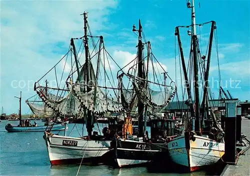 AK / Ansichtskarte Norddeich__Norden_Nordseebad Fischkutter Hafen 