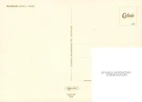 AK / Ansichtskarte Norddeich__Norden_Nordseebad Hafen Fischkutter 