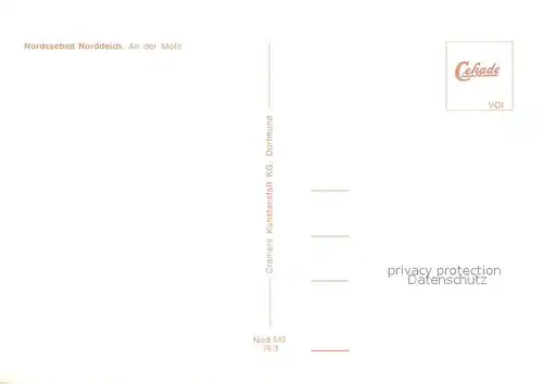 AK / Ansichtskarte Norddeich__Norden_Nordseebad An der Mole 