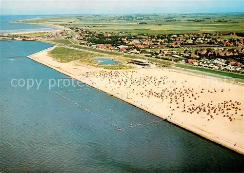 AK / Ansichtskarte Norddeich__Norden_Nordseebad Fliegeraufnahme 