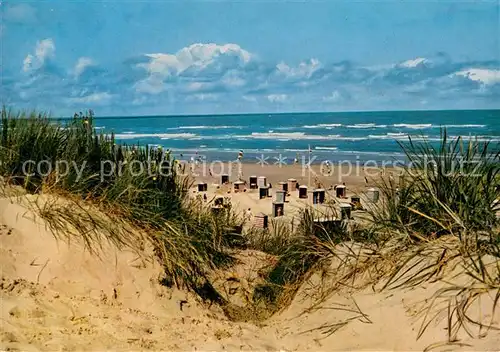 AK / Ansichtskarte Juist_Nordseebad Duenen Strand und Meer Juist_Nordseebad