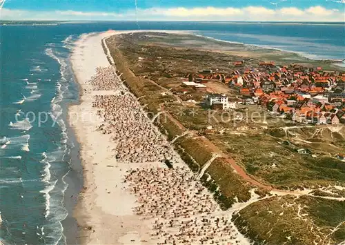 AK / Ansichtskarte Juist_Nordseebad Strand Inseldorf Nordseeinsel Juist_Nordseebad