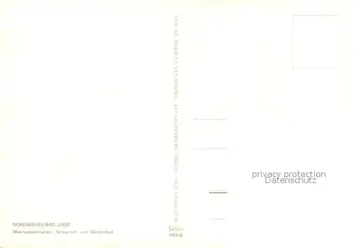 AK / Ansichtskarte Juist_Nordseebad Meerwasserhallenbad Wellenbad Promenade Juist_Nordseebad