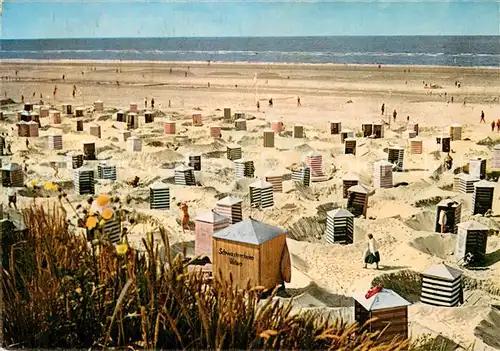 AK / Ansichtskarte Juist_Nordseebad Strand Juist_Nordseebad