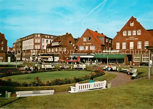 AK / Ansichtskarte Juist_Nordseebad Kurplatz Gaestehaus Haus Ostfriesland Juist_Nordseebad