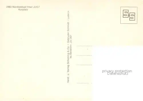 AK / Ansichtskarte Juist_Nordseebad Kurplatz Gaestehaus Haus Ostfriesland Juist_Nordseebad