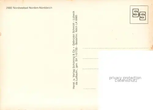 AK / Ansichtskarte Norddeich__Norden_Nordseebad Stadtpanorama 