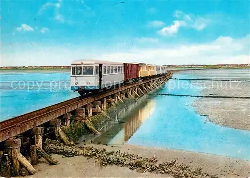 AK / Ansichtskarte Juist_Nordseebad Inselzug Juist_Nordseebad