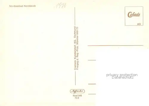 AK / Ansichtskarte Norddeich__Norden_Nordseebad Panorama Strand Hafen 
