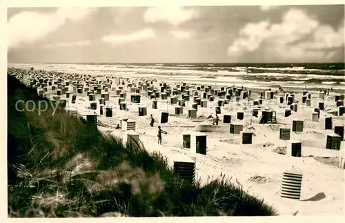 AK / Ansichtskarte Juist_Nordseebad Strandpartie Juist_Nordseebad