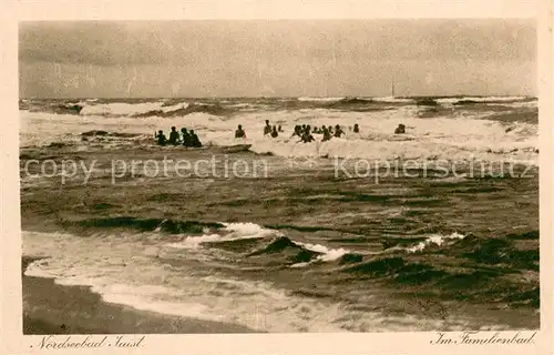 AK / Ansichtskarte Juist_Nordseebad Im Familienbad Juist_Nordseebad