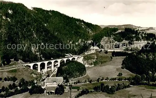 AK / Ansichtskarte Hoellsteig Panorama mit Ravennaviadukt Hoellsteig
