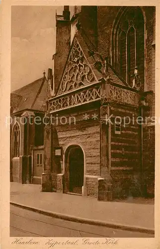 AK / Ansichtskarte Haarlem Zijportaal Groote Kerk Haarlem