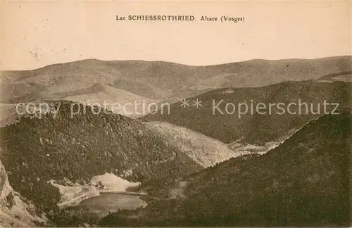 AK / Ansichtskarte Alsace_Elsass Lac Schiessrothried Vue aerienne Alsace Elsass