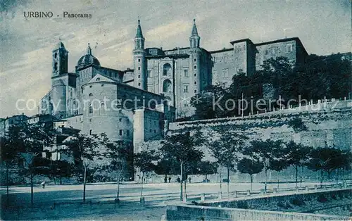 AK / Ansichtskarte Urbino_Italia Schloss 