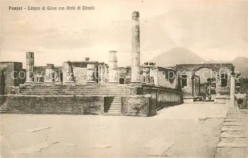 AK / Ansichtskarte Pompei Tempio di Glove con Archi di Trionso Pompei