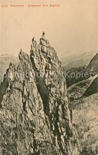 AK / Ansichtskarte Chamonix Ascension dun Aiguille Chamonix
