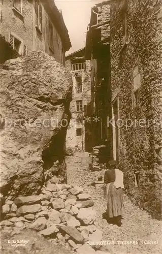 AK / Ansichtskarte Lugano_TI Motivo Ticinese Lugano_TI