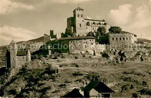 AK / Ansichtskarte Sion__Sitten_VS Le Chateau de Valere cote nord et la Chapelle de Tous les Saints 