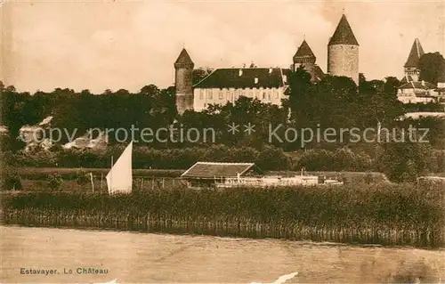 AK / Ansichtskarte Estavayer le Lac Le Chateau Estavayer le Lac