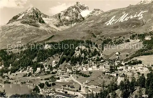 AK / Ansichtskarte St_Moritz_GR Panorama St_Moritz_GR
