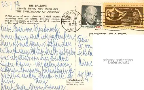 AK / Ansichtskarte New_Hampshire_US State The Balsams Dixville Notch The Switzerland of America Air view New_Hampshire_US State