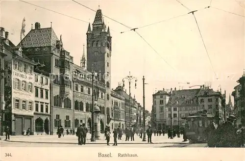 AK / Ansichtskarte Basel_BS Rathhaus Basel_BS